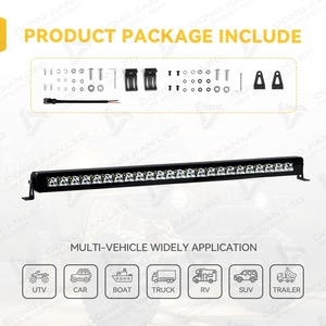 Kit de barre lumineuse LED à une rangée de 32 pouces 180W avec accessoires pour pare-chocs de toit 4x4 compatible avec Ford Ranger Bronco Tacoma HiLux Raptor - Product Image 6
