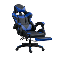 Fauteuil pivotant ergonomique personnalisé en cuir pour ordinateur 2025 personnalisé pas cher Gamer avec repose-pieds Silla Gamer