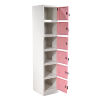 Casier de stockage en métal de meuble de rangement en acier de prix usine avec les étagères réglables pour le bureau d'école