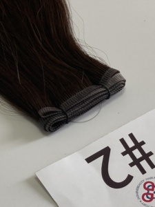 Extensions de cheveux humains en PU en gros, double trame, coupables, trame invisible, ondulations naturelles, ondulations profondes, personnalisables, marque privée, ODM - Product Image 2
