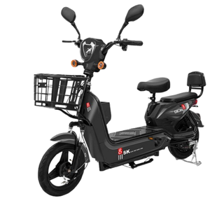 มอเตอร์ไซค์ไฟฟ้ารุ่นฮิตปี 2023 พร้อมมอเตอร์ฮับหลัง 48V 350W โครงเหล็ก แบตเตอรี่ตะกั่วกรด 3 สปีด สำหรับผู้ใหญ่ - Product Image 5