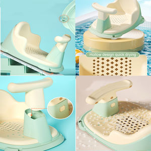 Chaise de <span class=keywords><strong>bain</strong></span> en plastique pour bébé, aide au lavage du corps des enfants, durable et respirante, avec thermomètre – Offre spéciale - Product Image 3