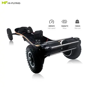 EU Dropshipping Electric Longboard with Remote 9-inch Offroad Skateboard Electric for Adults Skateboards Electric