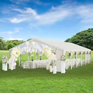 Carpa Blanca para Fiestas de Boda 10x20 pies, Estructura de Aluminio, Poliéster, Apertura Rápida, Tipo Extendido, Carpa de Verano - Product Image 6