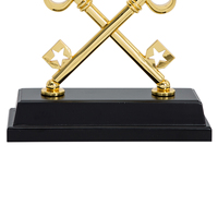 Nuevos Trofeos Deportivos de Metal Dorado Personalizados de Alta Calidad, Logotipo Personalizado, Diseño Ensamblable, Impresión UV