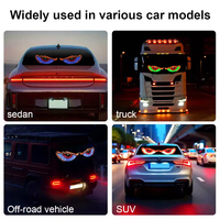 Nouvel écran d'affichage LED RGB animé USB « Oeil du Diable » pour pare-brise de voiture/camion, SUV tout-terrain