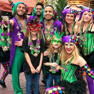 زخارف حفلات الكرنفال ، قلادة كرنفال كبيرة الخرز ، ماردي غرا للنساء والرجال مستلزمات كرنفال الأطفال - Product Image 3