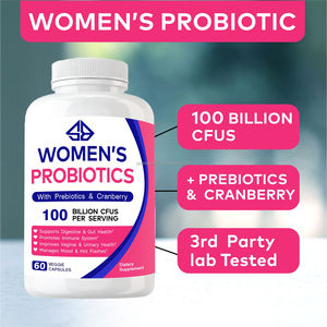 Suplemento Dietético para la Salud Intestinal de la Mujer, Superprobiótico, Prebiótico, Postbiótico, Extractos Herbales, Certificado GMP, 60 Cápsulas - Product Image 3