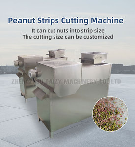 Machine à découper les noyaux d'abricot, de pistache, de noix de cajou, d'amande et d'arachide en bandes, pour boulangerie, en acier inoxydable SUS 304, haute efficacité - Product Image 4