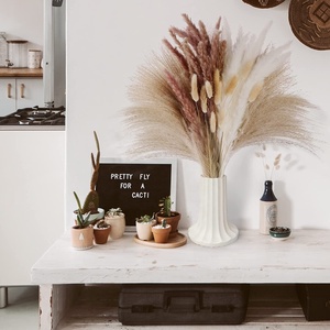 Vente en gros de fleurs séchées pour la décoration de la maison, arrangement de style nordique minimaliste, design floral - Product Image 6