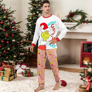 Nuevo Pijama Navideño Familiar a Juego Transpirable con Lindo Monograma de Dibujos Animados Ropa para Estar en Casa de Poliéster para Padres e Hijos - Product Image 4