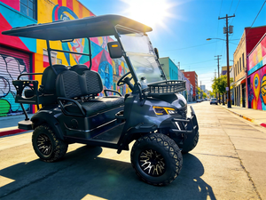 Carrito de Golf Eléctrico de 4 Plazas, para Desplazamientos en Campos de Golf, Paseos Casuales en Marinas, Certificado por DOT, CE, GCC y EEC para Uso en Carreteras No Públicas - Product Image 1