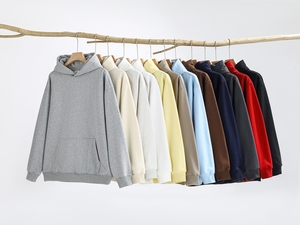 <span class=keywords><strong>Felpa</strong></span> con <span class=keywords><strong>Cappuccio</strong></span> in Pile Leggero Personalizzabile con Logo, Unisex, Oversize, Spalle Cadenti, in Cotone Poliestere, Vendita all'Ingrosso - Product Image 1