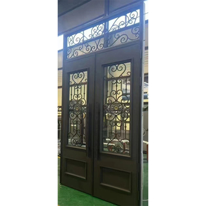 Puerta <span class=keywords><strong>de</strong></span> <span class=keywords><strong>Entrada</strong></span> <span class=keywords><strong>Exterior</strong></span> <span class=keywords><strong>de</strong></span> Hierro Forjado <span class=keywords><strong>de</strong></span> Diseño Moderno para el Hogar, Puerta <span class=keywords><strong>de</strong></span> <span class=keywords><strong>Entrada</strong></span> Principal <span class=keywords><strong>de</strong></span> Hierro - Product Image 5