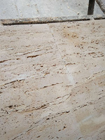 Dalles de travertin beige naturel, marbre poli, design moderne pour hôtel, dessus de table, comptoir, sol et carrelage mural, décoration, pavage