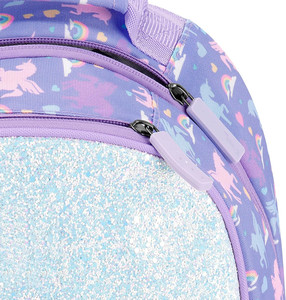 Viola Glitter Bling 15 pollici PVC zaino scuola <span class=keywords><strong>per</strong></span> bambine scintillano unicorno zaino <span class=keywords><strong>per</strong></span> bambini - Product Image 3