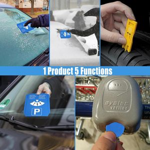 Disco de estacionamiento de plástico para coches de Alemania con chips integrados para carritos de compra y raspador de hielo con temporizador - Product Image 2