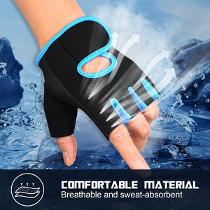 <strong>Gym</strong> Unisex Wrist Anti-Skid Breathable Lightweight Custom Logo Sport Protection Half Finger Fitness Gloves - Product Image 5