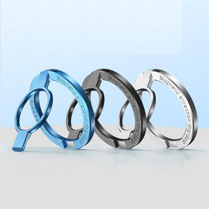 Алюминиевый гибкий Забавный складной держатель для пальца 360 вращающийся магнитный держатель для сотового телефона - Product Image 6