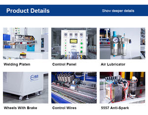 Machine de soudage et de découpe à double blister APET, PET, PETG, <span class=keywords><strong>GAG</strong></span> à haute fréquence pour emballage et scellage en plastique à clapet - Product Image 3