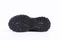 Chaussures de sport pour hommes, baskets de sécurité de haute qualité, élégantes avec bout en acier, couleur noire et caoutchouc