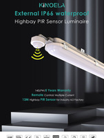 Lumière LED Triproof SAA CE professionnelle avec capteur de mouvement PIR IP65, haute qualité, étanche à la vapeur, idéale pour les chemins de fer souterrains