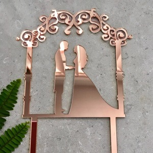 Offre Spéciale M. et <span class=keywords><strong>Mme</strong></span>. Outils de décoration de gâteau en acrylique mariée marié fiançailles décoration de gâteau de mariage fournitures décoration de gâteau - Product Image 4