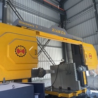 Sierra de Hilo Diamantado de 5 Ejes - Discovery 5 para Granito y Mármol, Máquina de Corte de Piedra CNC con Perfilado 3D