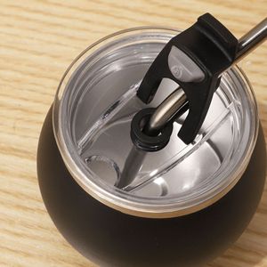 Vaso Térmico de Acero Inoxidable con Aislamiento al Vacío, Forma de Huevo, Mini Capacidad de 5 oz, con Pajita, <span class=keywords><strong>para</strong></span> <span class=keywords><strong>Mate</strong></span> <span class=keywords><strong>Argentino</strong></span> - Product Image 2