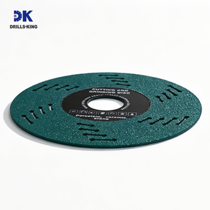 Drills-King Nouveau Design Disques de coupe diamantés 4-1/2, 5 pouces pour céramique, <span class=keywords><strong>verre</strong></span>, roche, carrelage pour meuleuse d'angle - Product Image 4
