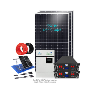 Sistema Solar Fuera de la Red de Fase Dividida JOYVOIT 3.5KW 5KW con Batería IP65 |   Sistema de Almacenamiento de Energía Solar para el Hogar 5.12KWh 48V CAN JV OF3.5KW R - Product Image 5