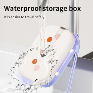 Muestra gratis portátil multifuncional de viaje conjunto de biberón cepillo y estante de secado hecho de silicona suministros para bebés - Product Image 5