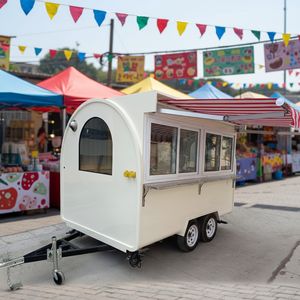 Camion <span class=keywords><strong>de</strong></span> nourriture mobile personnalisé SANSHELL FS300 en acier inoxydable isolé, chariot à en-cas, hamburger, hot-dog, traiteur, café, remorque <span class=keywords><strong>de</strong></span> restauration rapide - Product Image 1
