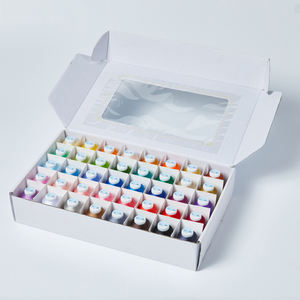 형제 40 의 색깔 형제 자수와 재봉틀을 위한 40 무게 폴리에스테 자수 기계 실 장비 1100Y(1000M) - Product Image 4