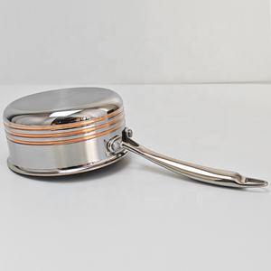 <span class=keywords><strong>Casserole</strong></span> en acier inoxydable à noyau de cuivre à 5 plis pot à lait cuisinière à <span class=keywords><strong>Induction</strong></span> taille 16cm18cm20cm22cm <span class=keywords><strong>pour</strong></span> l'ébullition de la cuisine domestique - Product Image 4