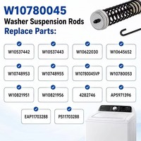 Kit de Varillas de Suspensión HYRA W10780045 para Whirlpool, Kenmore, Maytag y Amana