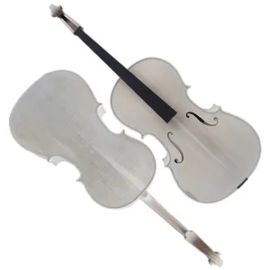 Musik instrument kein Gemälde solide unlackierte Cello mit Ebenholz Griffbrett made in China