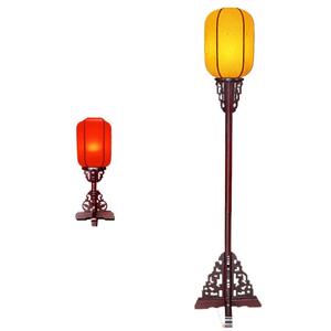 Lámpara <span class=keywords><strong>de</strong></span> Pie Estilo Chino, Inspirada en el Palacio Zen Antiguo, Guía <span class=keywords><strong>de</strong></span> Camino Clásica, Mesa <span class=keywords><strong>de</strong></span> Pie Retro <span class=keywords><strong>de</strong></span> Madera Maciza, Sala <span class=keywords><strong>de</strong></span> Estar - Product Image 4