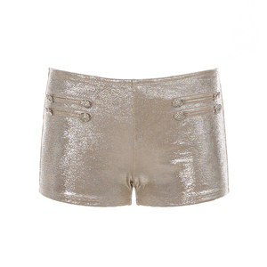 Shiny Textured <b>Shorts</b>, Women's Low Rise Casual <b>Shorts</b>, Y2K Retro Streetwear Fashion <b>Shorts</b>, Trendy Summer Bottoms - Product Image 6