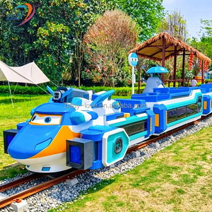 <span class=keywords><strong>Train</strong></span> à vapeur diesel pour parc d'attractions extérieur, <span class=keywords><strong>jeux</strong></span> pour adultes et enfants, <span class=keywords><strong>train</strong></span> joyeux - Product Image 5
