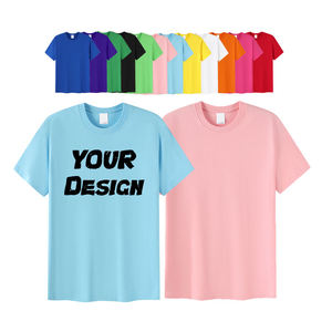 Camisetas de Algodón Grueso de Alta Calidad para Hombre, Talla Grande, 180g, Tejidas, Ecológicas, Personalizadas con Estampado, Manga Corta - Product Image 2
