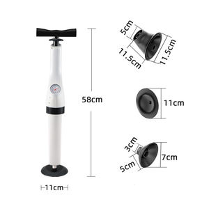High Quality Pneumatic Style Rubber Eco-Friendly High Barometric Pressure Sewer Toilet <b>Pipe</b> Dredger Plungers <b>for</b> <b>Shower</b> Room - Product Image 6