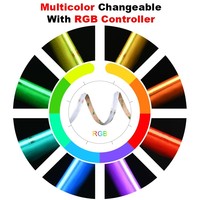 Vente flash : Bande LED intelligente RGB dimmable 12V 24V 576 LED/m 10mm COB pour rétroéclairage TV et chambre à coucher
