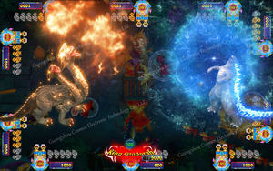 ชุดเกมนักล่าตกปลายอดนิยม <span class=keywords><strong>Godzilla</strong></span> 2 King of the Monster <span class=keywords><strong>เกม</strong></span>ตู้เกมปลา - Product Image 2