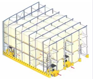 מכירה במפעל ישיר צפיפות גבוהה 5-שכבה כונן מערכת ריסוק 2000 ק "ג קיבולת טעינה 5 רולר מתכת מונחה אחסון - Product Image 6