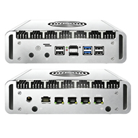 Mini PC de Seguridad de Red Fan Network N150 para Hogar, Oficina y Empresa, Servidor Firewall Pfsense, Host de Control Industrial con 4x2.5G LAN, Wifi 4G/5G