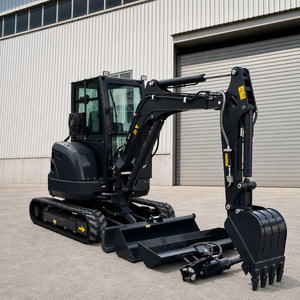Mini-excavatrice sur chenilles économique 3,5 tonnes avec moteur Yanmar, compacte, à queue zéro, diesel, équipement agricole - Product Image 4