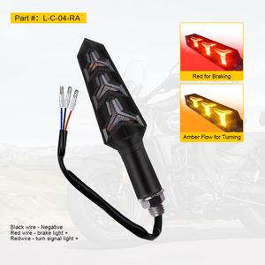 <span class=keywords><strong>Clignotants</strong></span> LED 2025 12V personnalisables <span class=keywords><strong>pour</strong></span> motos, feux avant blancs/ambres/rouges <span class=keywords><strong>pour</strong></span> conduite/virage/freinage, vélos de marque - Product Image 6