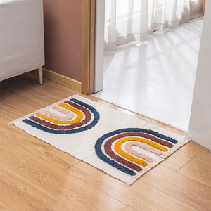 Di alta qualità colorato <span class=keywords><strong>arcobaleno</strong></span> camera decorazione per la casa per bambini cotone tessuto fatto a mano Tufted Area tappeto per soggiorno - Product Image 4