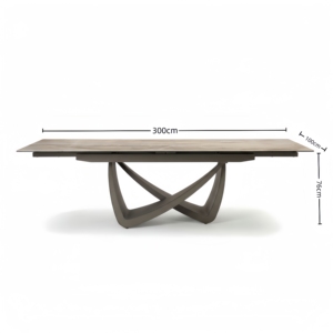 Grande <span class=keywords><strong>table</strong></span> de salle à manger fonctionnelle de <span class=keywords><strong>3</strong></span> <span class=keywords><strong>mètres</strong></span> de long, 10 places, plateau rectangulaire en marbre brillant, fabricant et grossiste de tables en Chine - Product Image 5